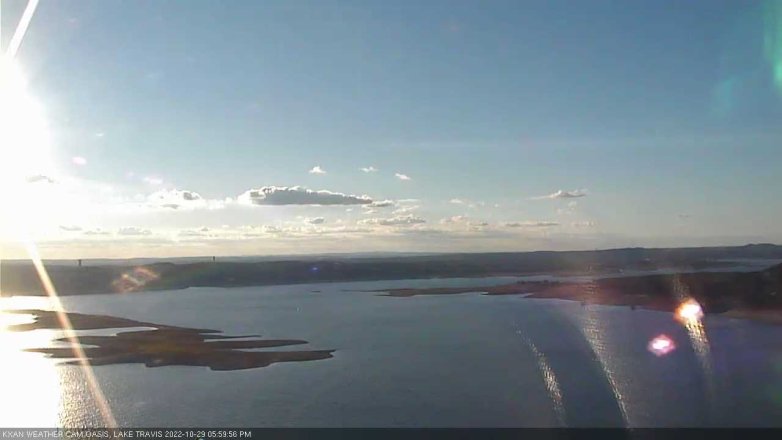 Lake Travis webcam, October 29, 2022 6:00 PM CT