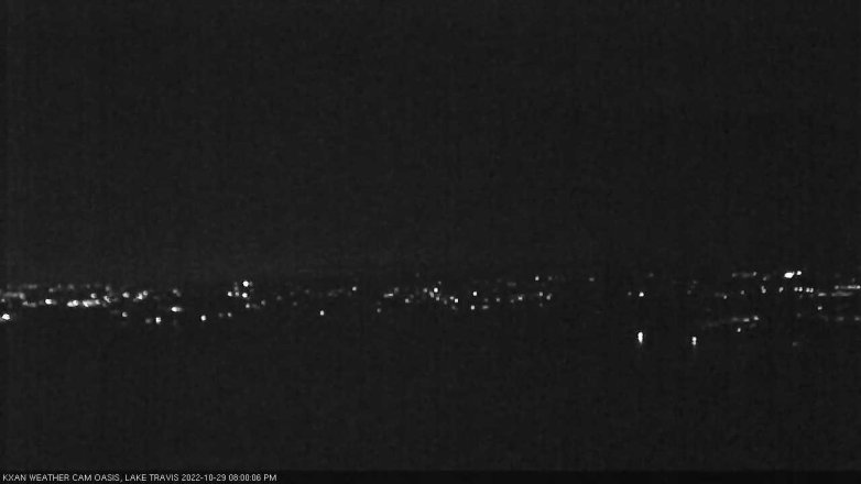 Lake Travis webcam, October 29, 2022 8:00 PM CT