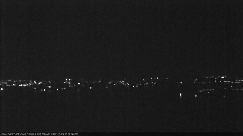 Lake Travis webcam, October 29, 2022 8:25 PM CT