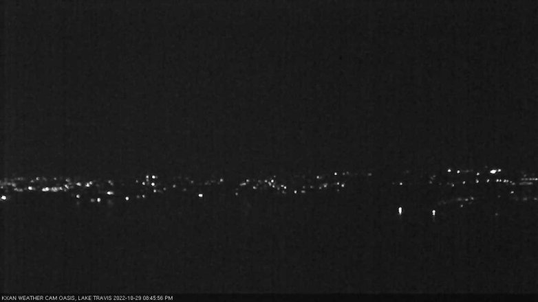 Lake Travis webcam, October 29, 2022 8:45 PM CT
