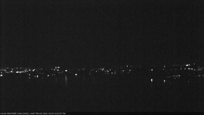 Lake Travis webcam, October 29, 2022 10:25 PM CT