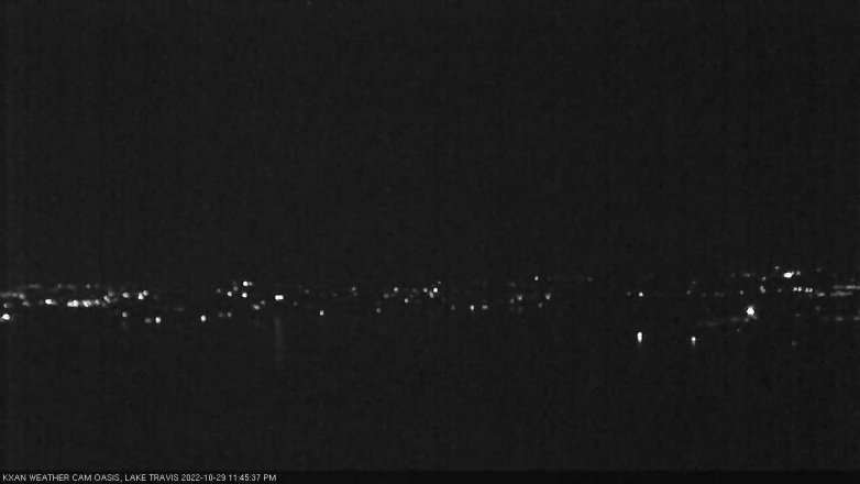 Lake Travis webcam, October 29, 2022 11:45 PM CT