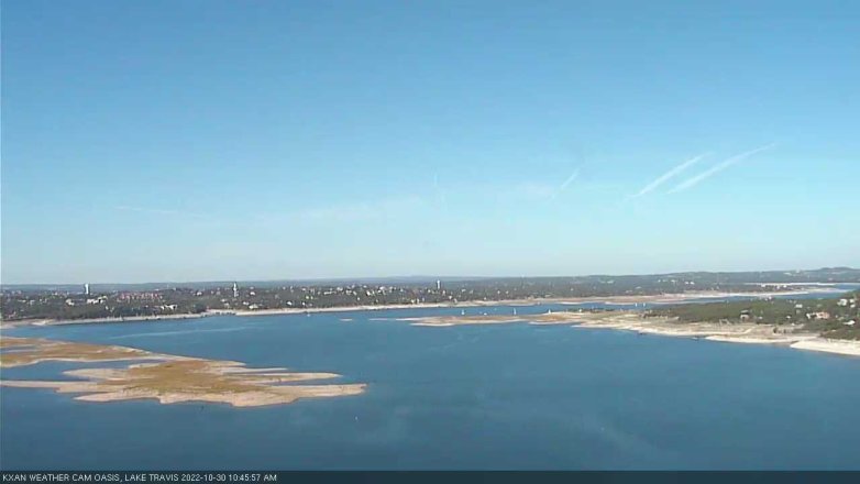Lake Travis webcam, October 30, 2022 10:45 AM CT