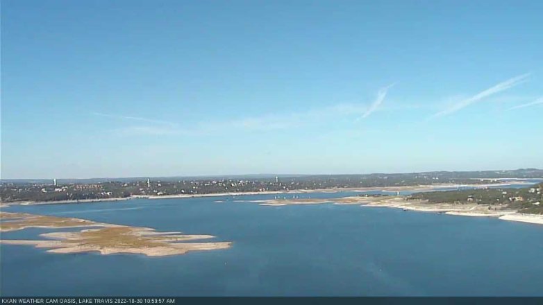 Lake Travis webcam, October 30, 2022 11:00 AM CT