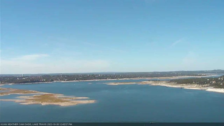 Lake Travis webcam, October 30, 2022 12:45 PM CT