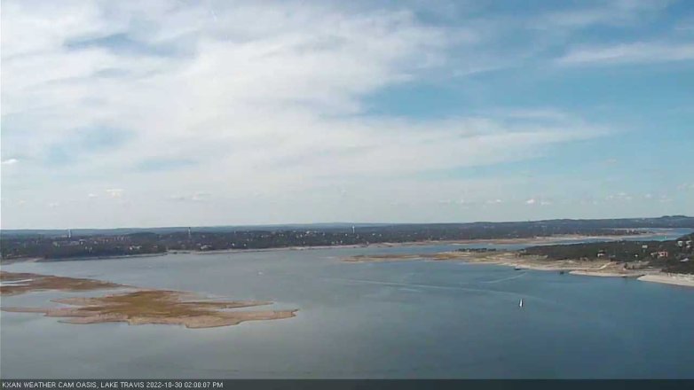 Lake Travis webcam, October 30, 2022 2:00 PM CT