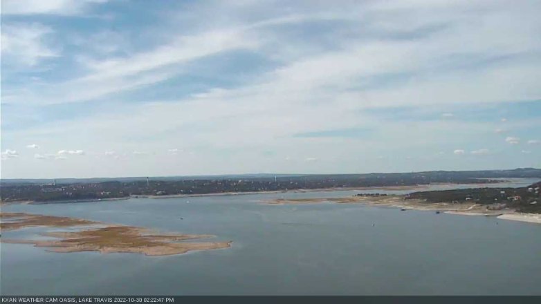 Lake Travis webcam, October 30, 2022 2:25 PM CT