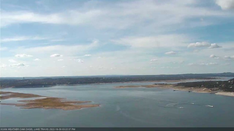 Lake Travis webcam, October 30, 2022 3:25 PM CT