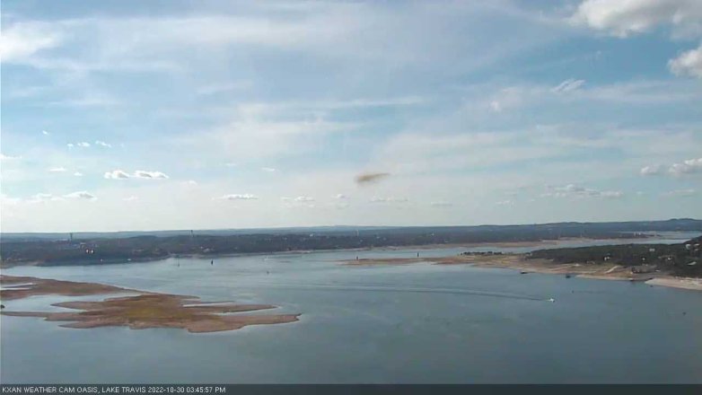 Lake Travis webcam, October 30, 2022 3:45 PM CT