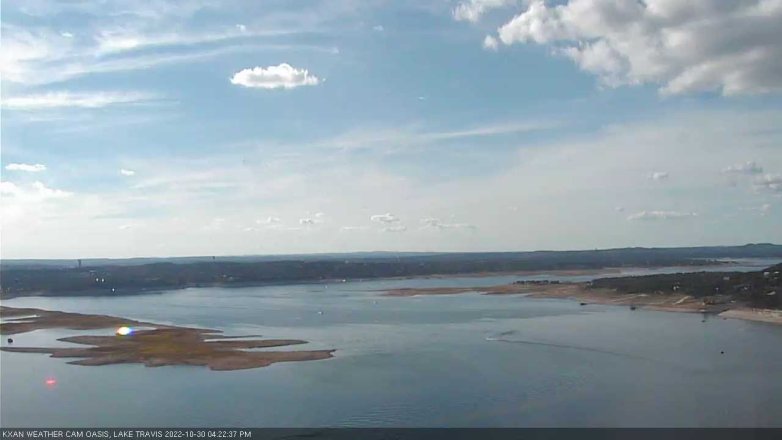 Lake Travis webcam, October 30, 2022 4:25 PM CT