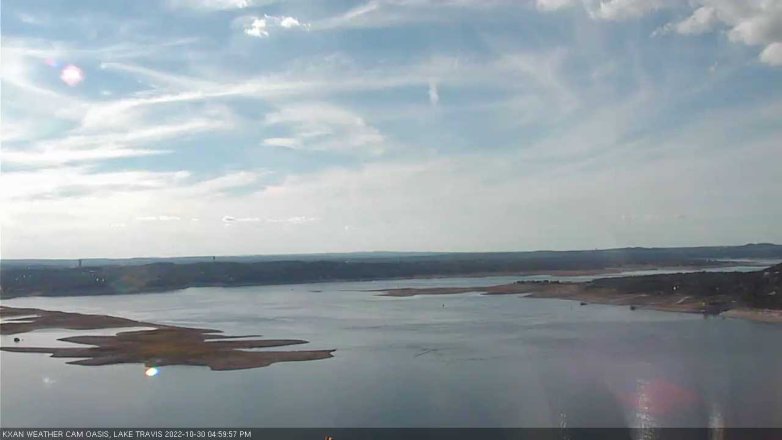Lake Travis webcam, October 30, 2022 5:00 PM CT
