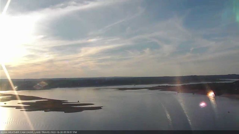 Lake Travis webcam, October 30, 2022 6:00 PM CT