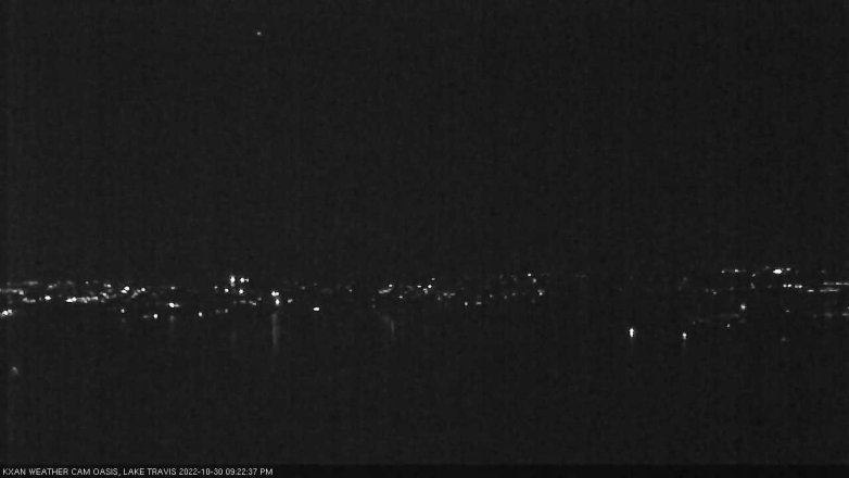 Lake Travis webcam, October 30, 2022 9:25 PM CT