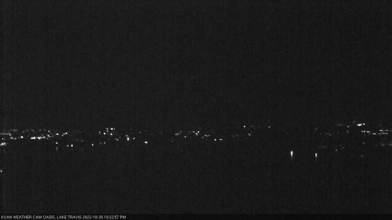 Lake Travis webcam, October 30, 2022 10:25 PM CT