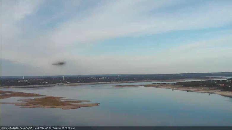 Lake Travis webcam, October 31, 2022 9:25 AM CT