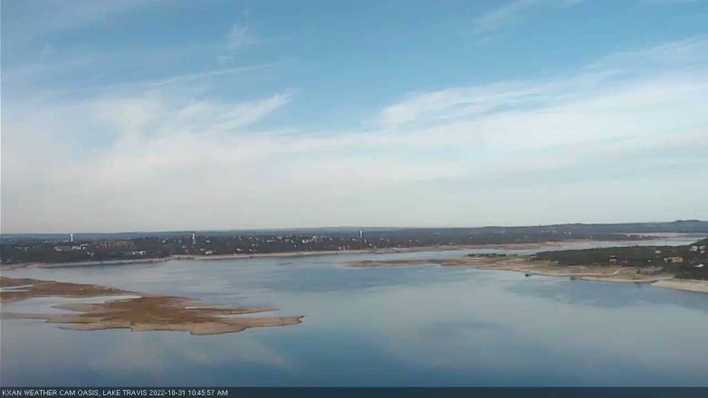 Lake Travis webcam, October 31, 2022 10:45 AM CT