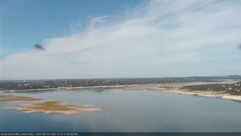 Lake Travis webcam, October 31, 2022 11:45 AM CT