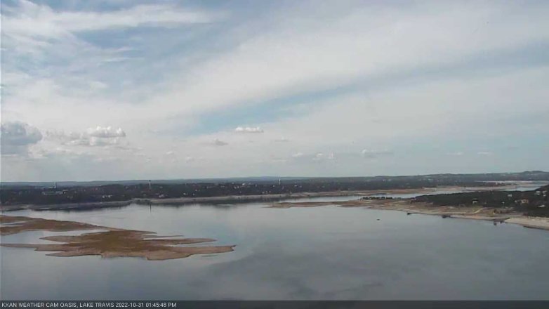 Lake Travis webcam, October 31, 2022 1:45 PM CT