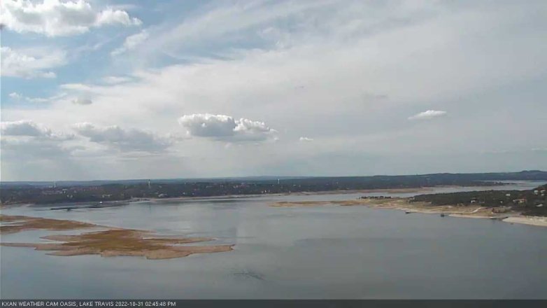 Lake Travis webcam, October 31, 2022 2:45 PM CT