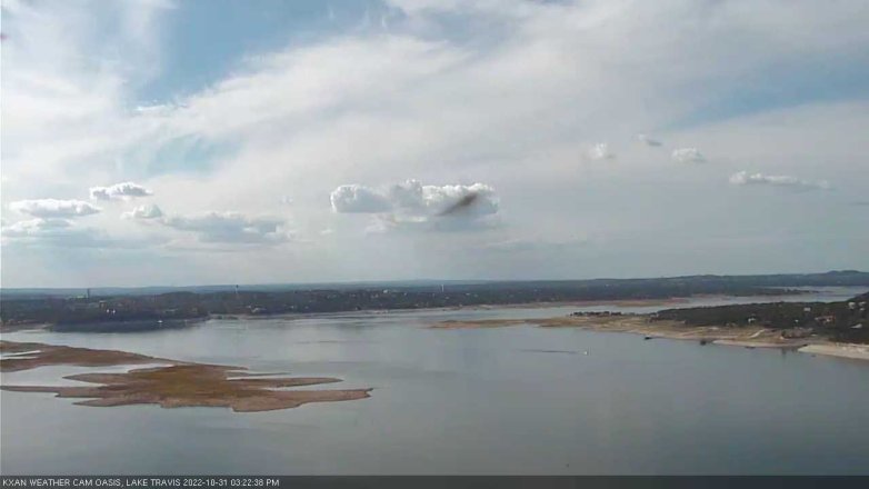 Lake Travis webcam, October 31, 2022 3:25 PM CT