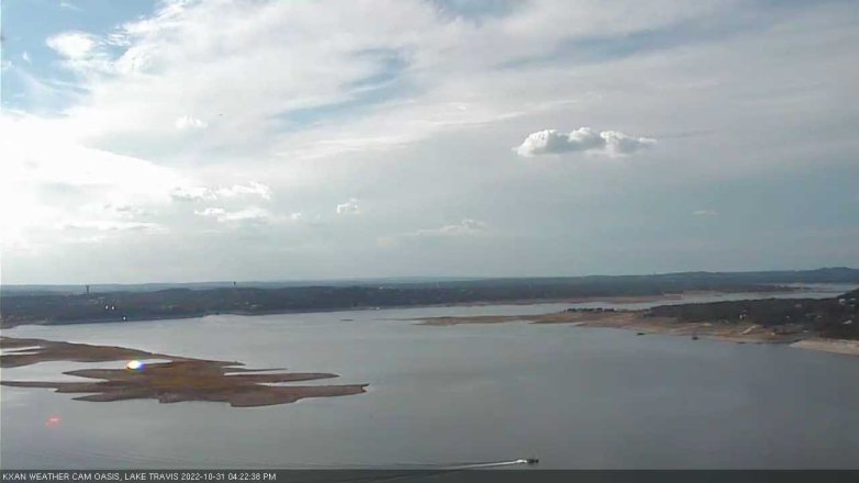 Lake Travis webcam, October 31, 2022 4:25 PM CT