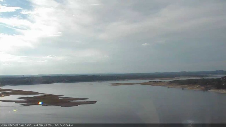 Lake Travis webcam, October 31, 2022 4:45 PM CT