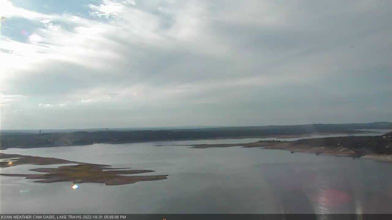 Lake Travis webcam, October 31, 2022 5:00 PM CT