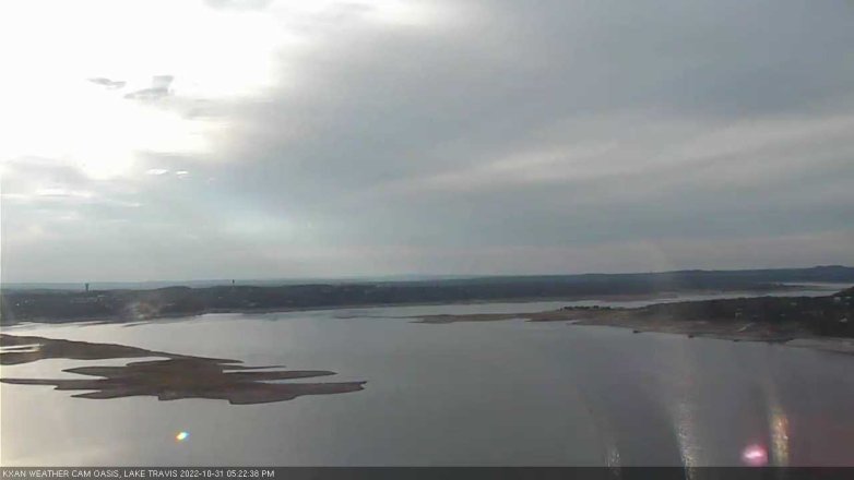 Lake Travis webcam, October 31, 2022 5:25 PM CT