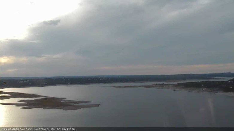 Lake Travis webcam, October 31, 2022 5:45 PM CT