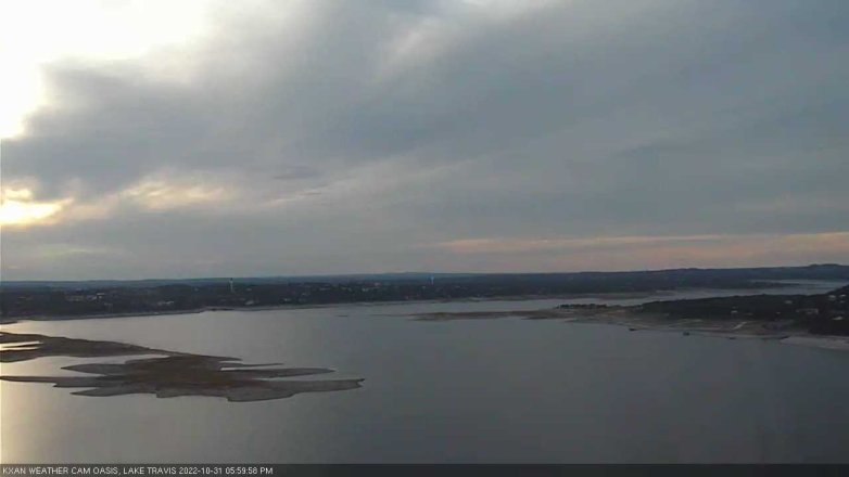 Lake Travis webcam, October 31, 2022 6:00 PM CT