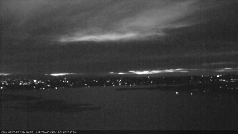 Lake Travis webcam, October 31, 2022 7:25 PM CT