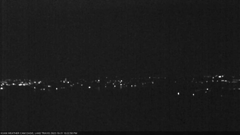 Lake Travis webcam, October 31, 2022 10:25 PM CT