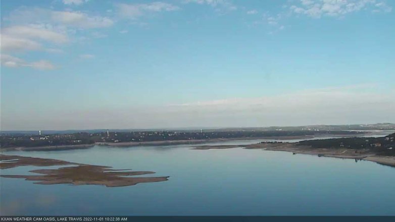 Lake Travis webcam, November 1, 2022 10:25 AM CT