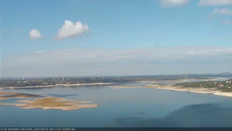 Lake Travis webcam, November 1, 2022 11:00 AM CT