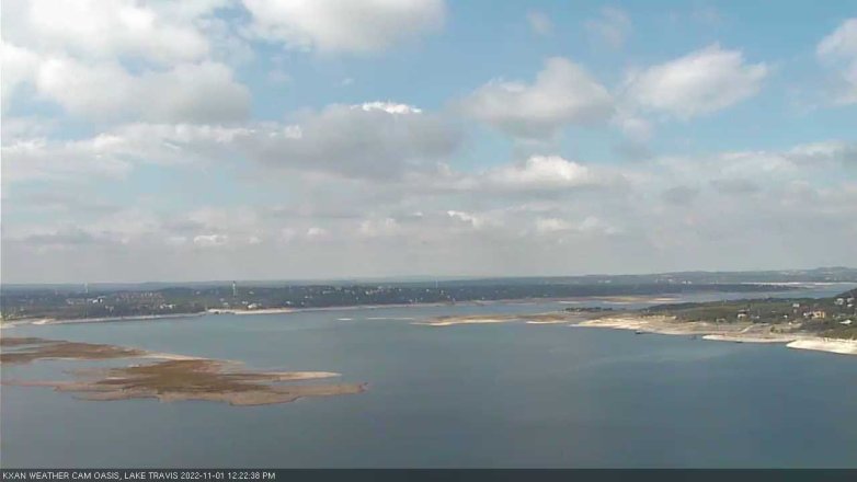 Lake Travis webcam, November 1, 2022 12:25 PM CT
