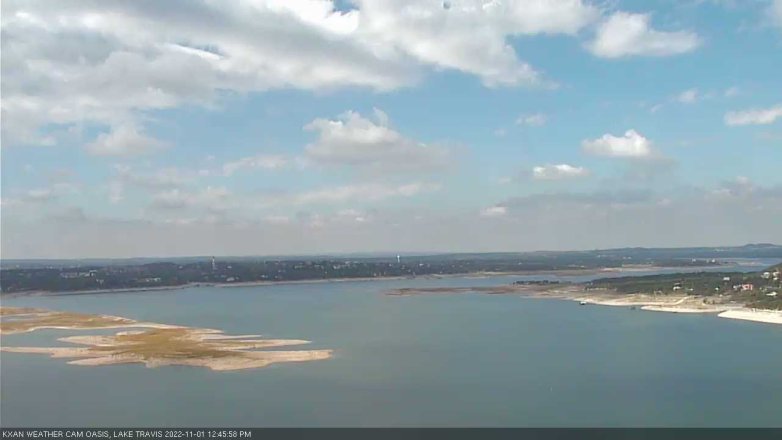 Lake Travis webcam, November 1, 2022 12:45 PM CT