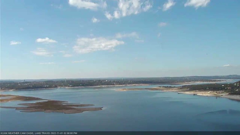 Lake Travis webcam, November 1, 2022 2:00 PM CT