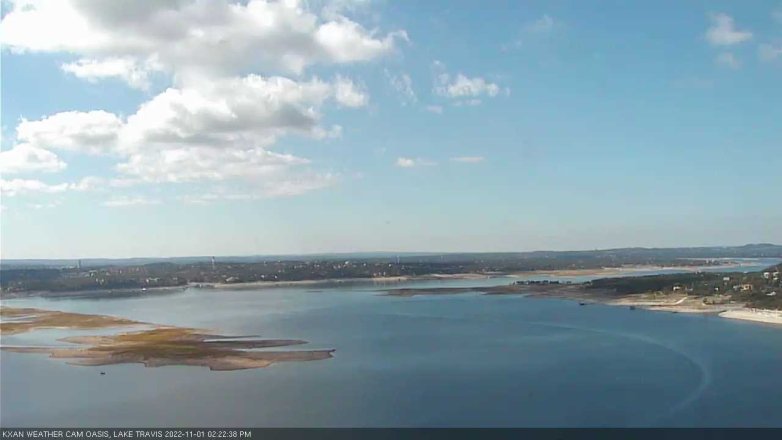 Lake Travis webcam, November 1, 2022 2:25 PM CT