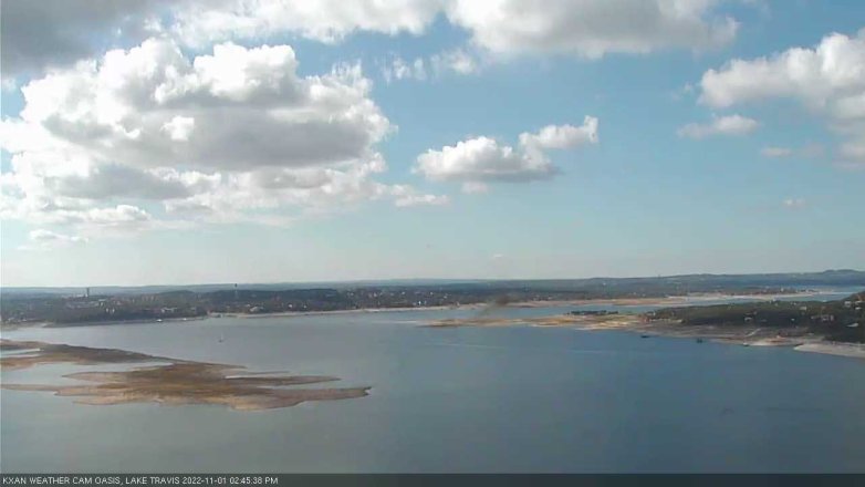 Lake Travis webcam, November 1, 2022 2:45 PM CT