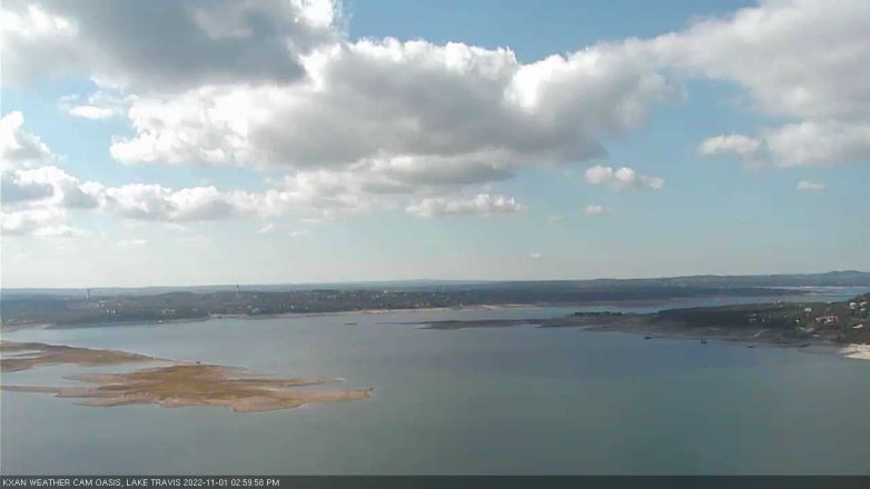 Lake Travis webcam, November 1, 2022 3:00 PM CT