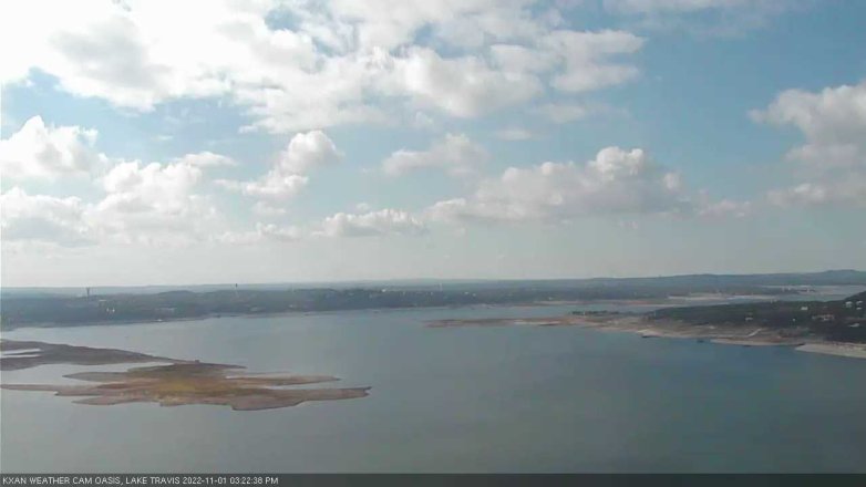 Lake Travis webcam, November 1, 2022 3:25 PM CT