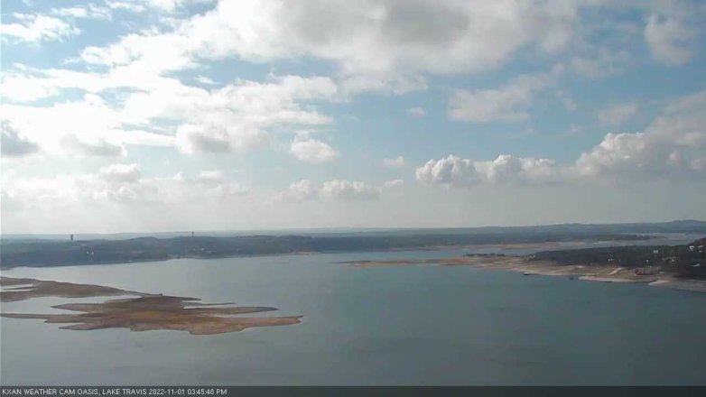 Lake Travis webcam, November 1, 2022 3:45 PM CT