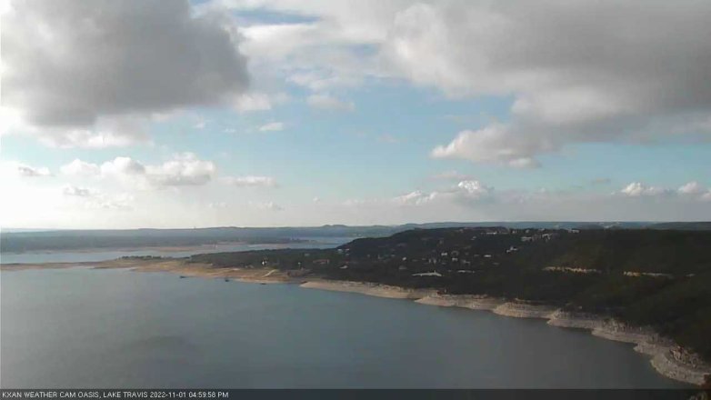 Lake Travis webcam, November 1, 2022 5:00 PM CT