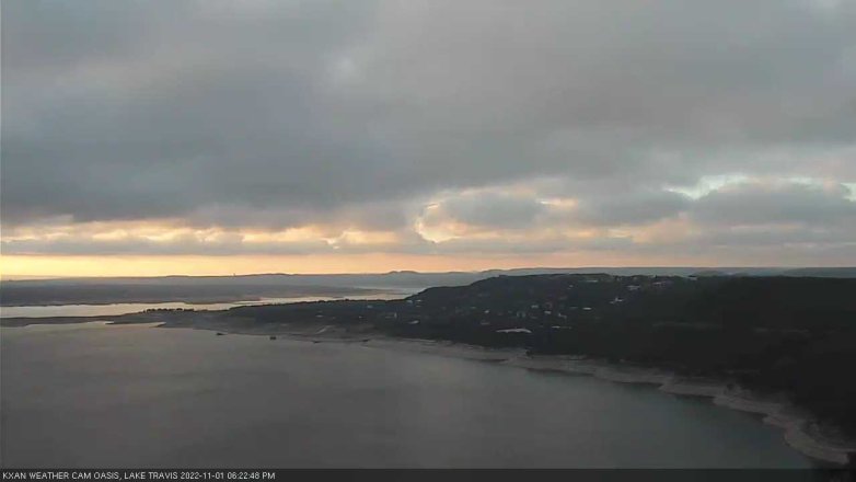 Lake Travis webcam, November 1, 2022 6:25 PM CT