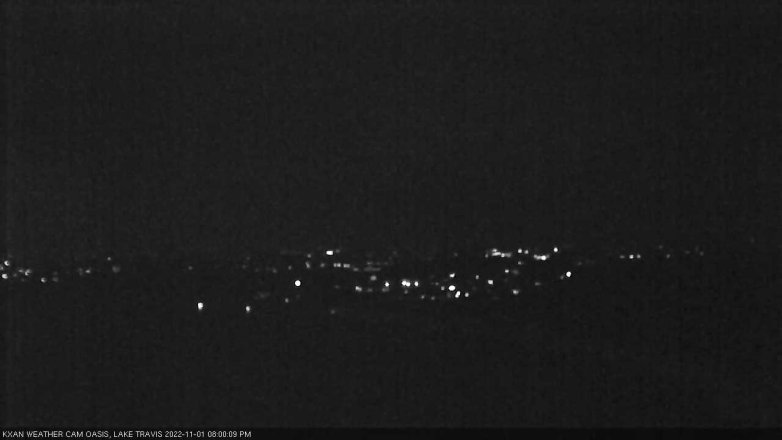 Lake Travis webcam, November 1, 2022 8:00 PM CT