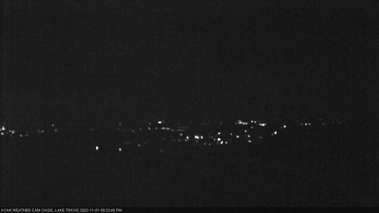 Lake Travis webcam, November 1, 2022 8:25 PM CT