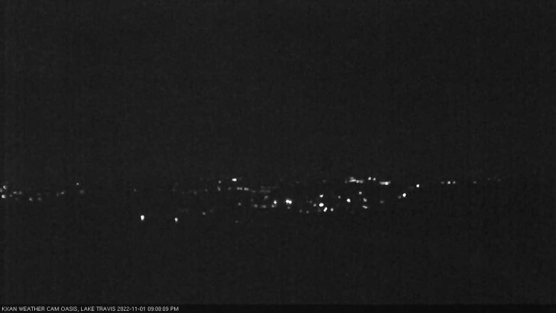 Lake Travis webcam, November 1, 2022 9:00 PM CT