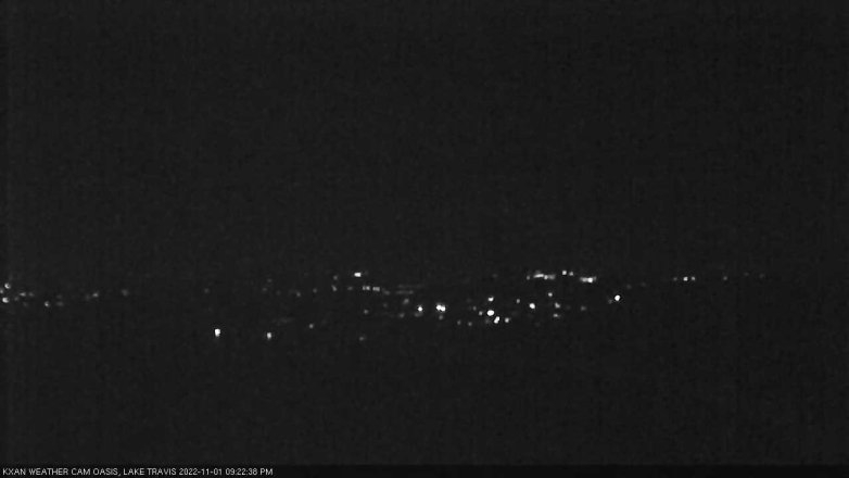 Lake Travis webcam, November 1, 2022 9:25 PM CT