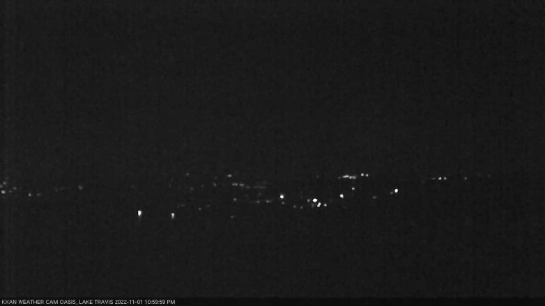 Lake Travis webcam, November 1, 2022 11:00 PM CT