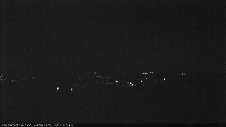 Lake Travis webcam, November 1, 2022 11:25 PM CT
